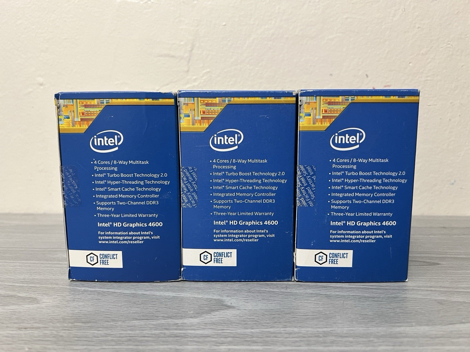 LOT OF 11 Intel Core CPUs Intel i5 6500, Celeron G3930, i7 4790
