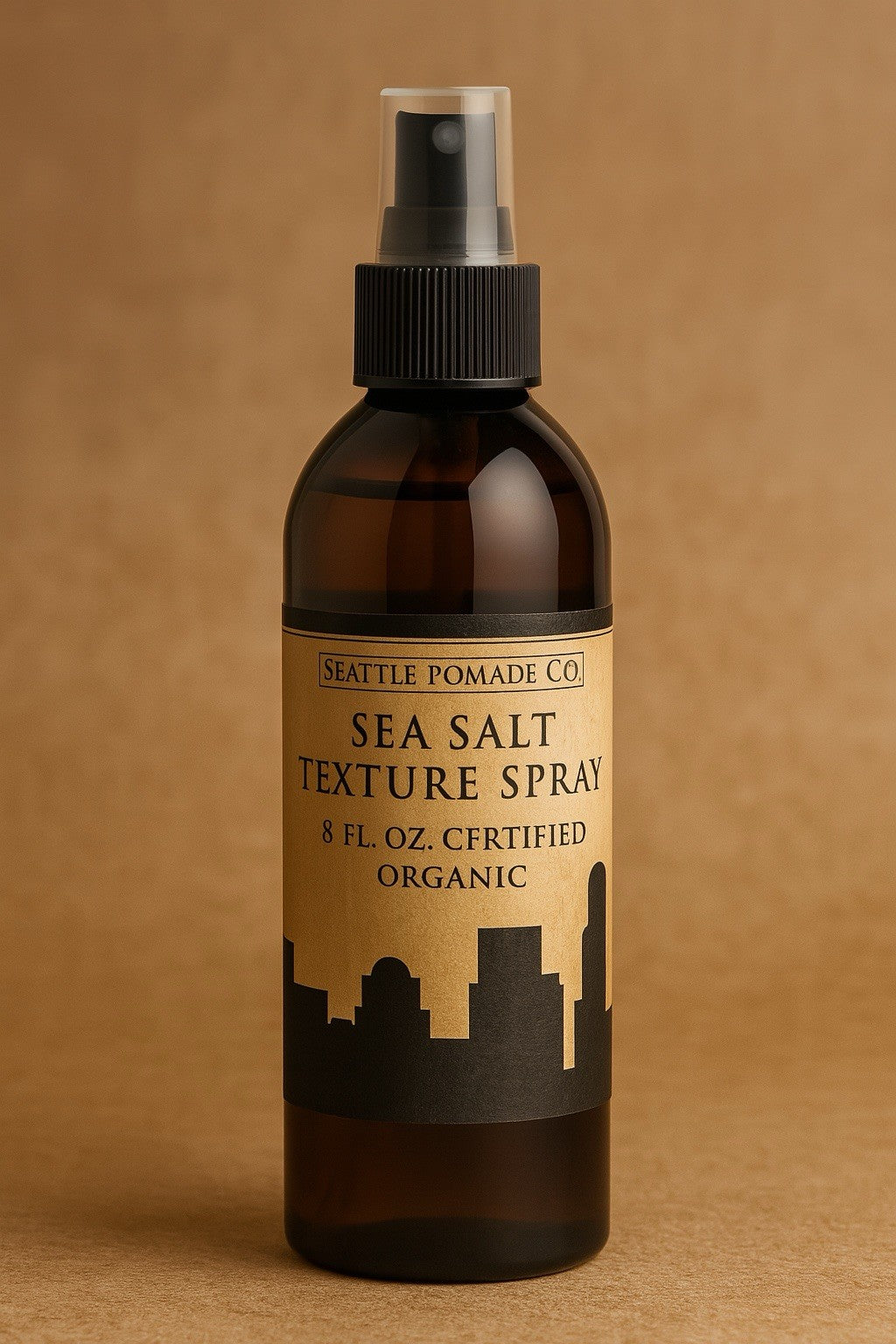 Natural Sea Salt Spray For Textured Hair 8 Fl.oz with Sea Salt USDA Organic