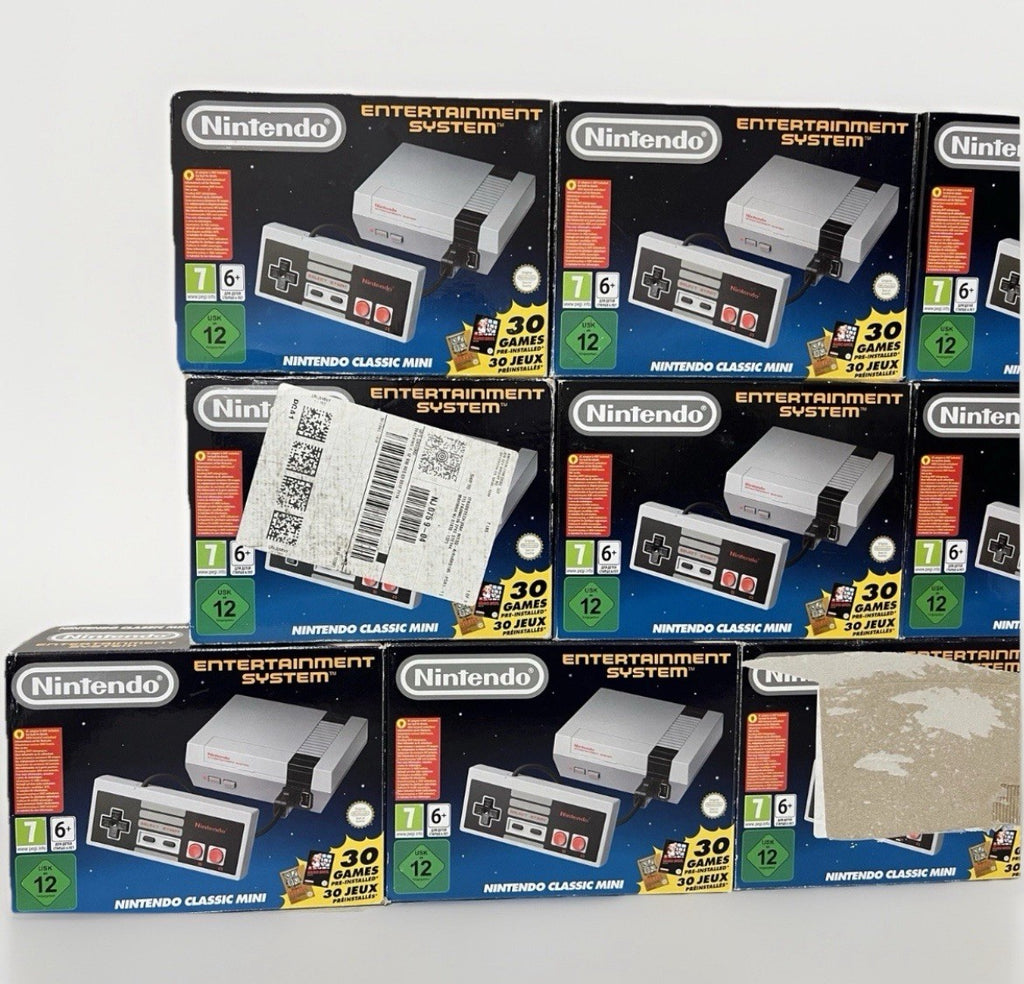 NES Nintendo Entertainment System Classic Mini Game Console EU Edition LOT OF 10