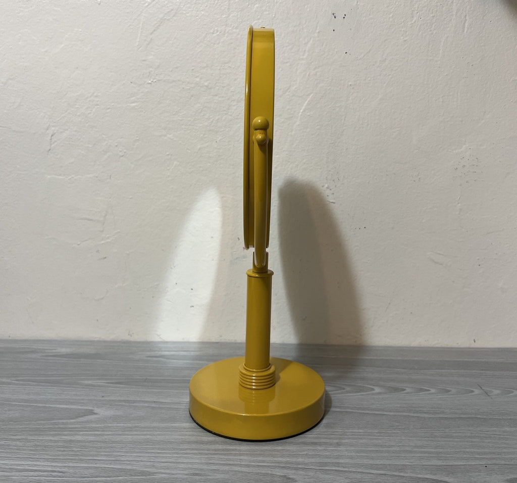 Allied Brass 8 Inch Vanity Top Make-Up Mirror with Grooved Accents SPANISH GOLD