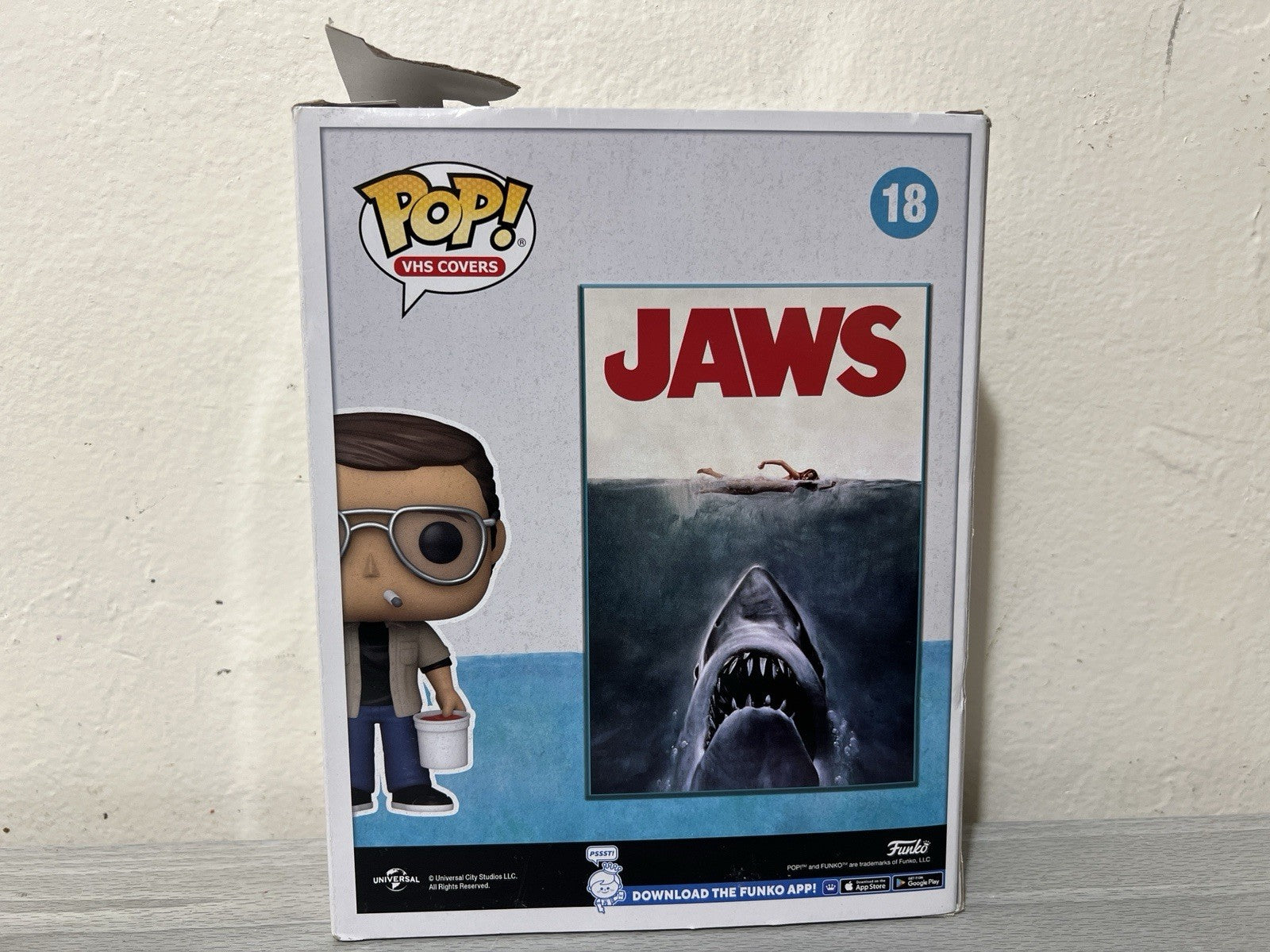 Chief Brody Jaws Funko Pop! #18 Figure & Cover Art Limited Edition