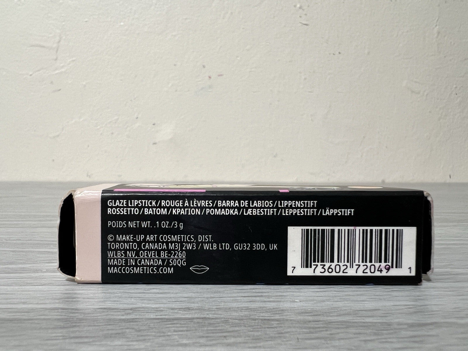 MAC GLAZE LIPSTICK - BUBBLES - BNIB - 40TH ANNIVERSARY BRING BACK