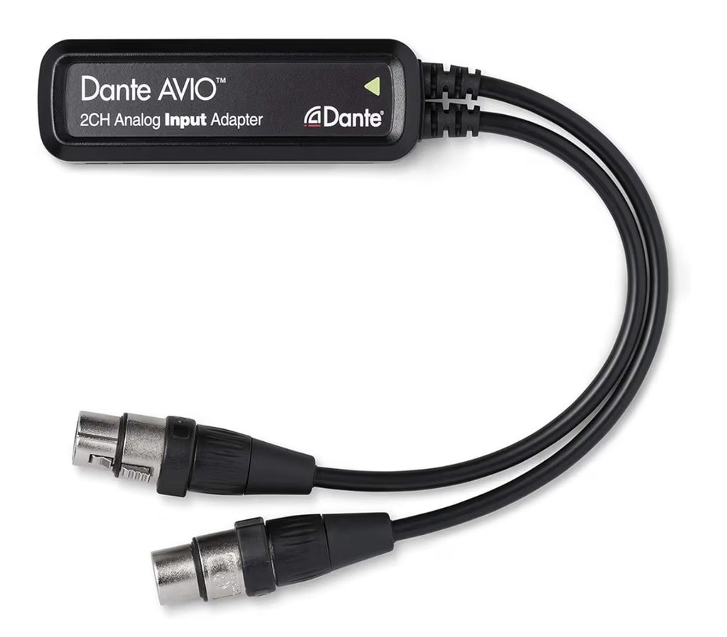 Audinate Dante AVIO 2CH 2-Channel Analog Input Adapter ADP-DAI-AU-2X0