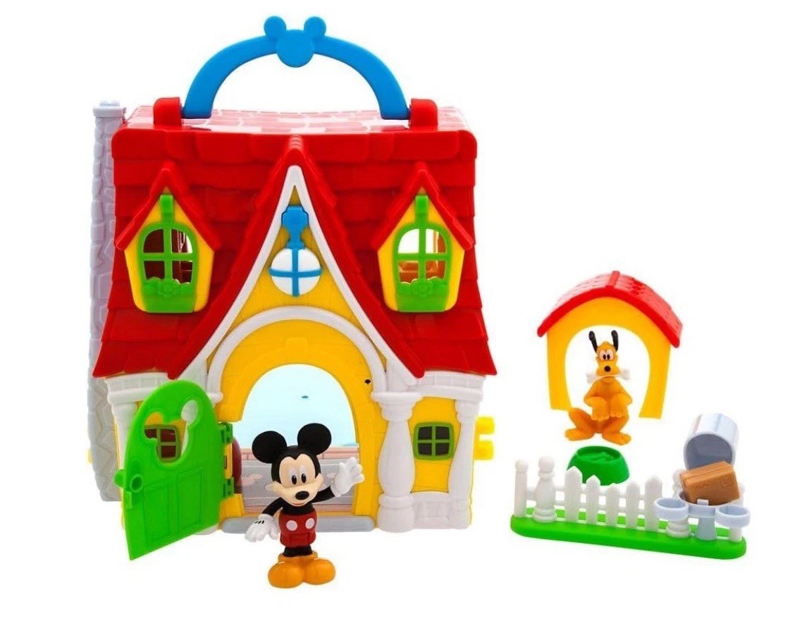 Multicolored Mickey Mouse Playset with Poseable Figures for Toddlers