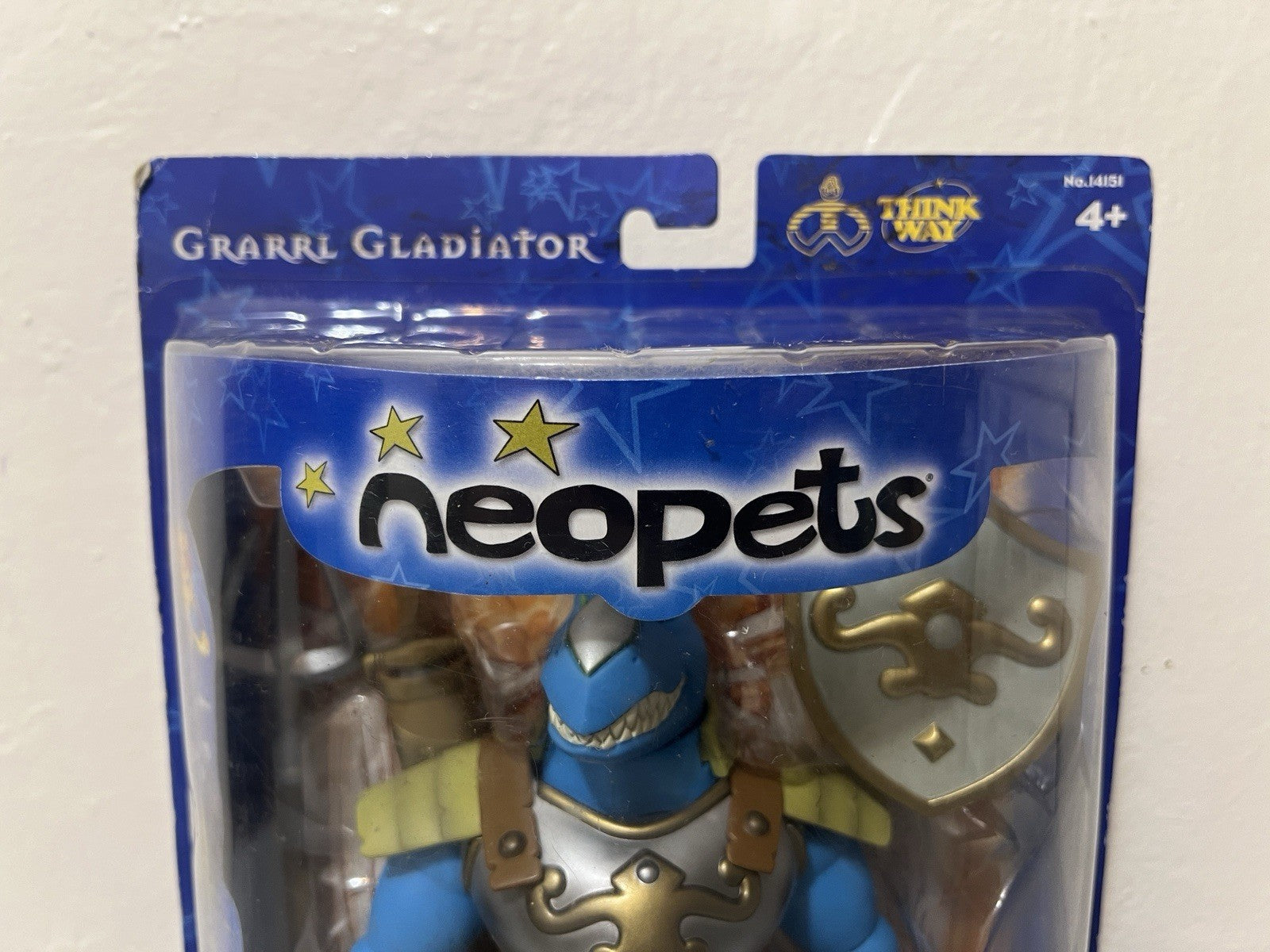 2004 Think Way Neopets Legends of Neopia Grarrl Gladiator - New Sealed!