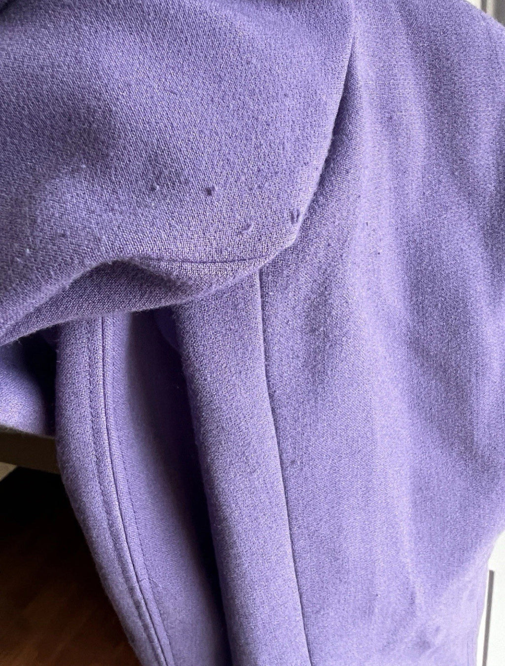 WHBM Purple Keyhole-Neckline Fit & Flare Dress - Size 6