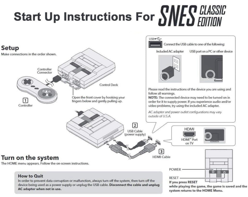 AUTHENTIC Super Classic Mini Entertainment System SNES Included 21 Games