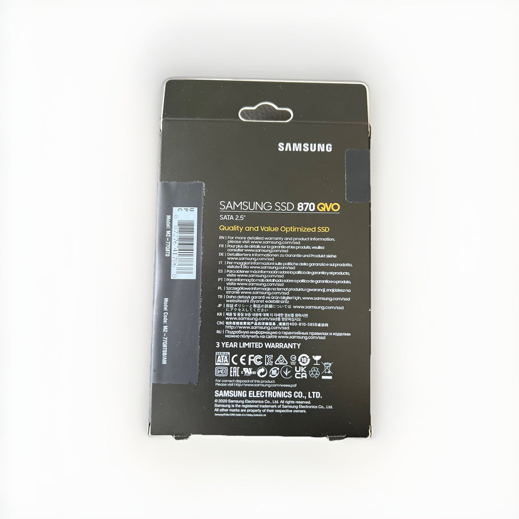 NEW (Sealed) 8TB Samsung 870 QVO 8TB SATA SSD MZ-77Q8T0B 2.5" SATAIII 6Gb/s