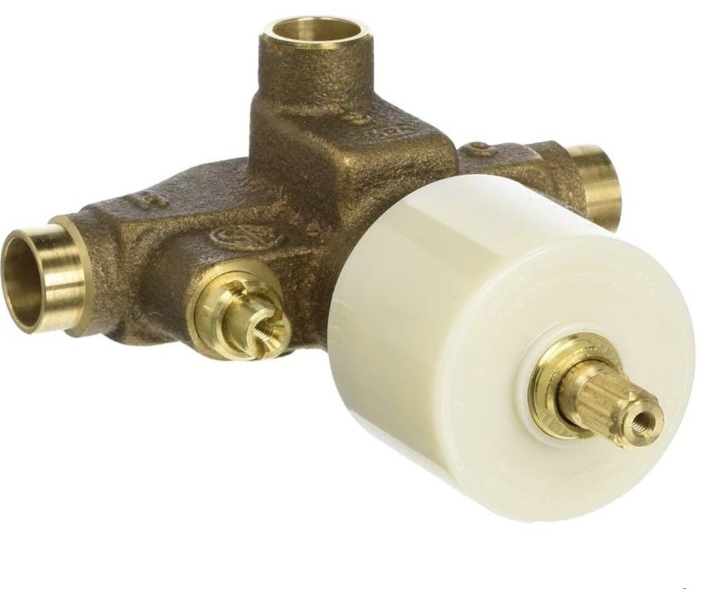 Zurn TPK7100-SS Temp-Gard 3-Port Shower Valve With Service Stops For Temp Guard