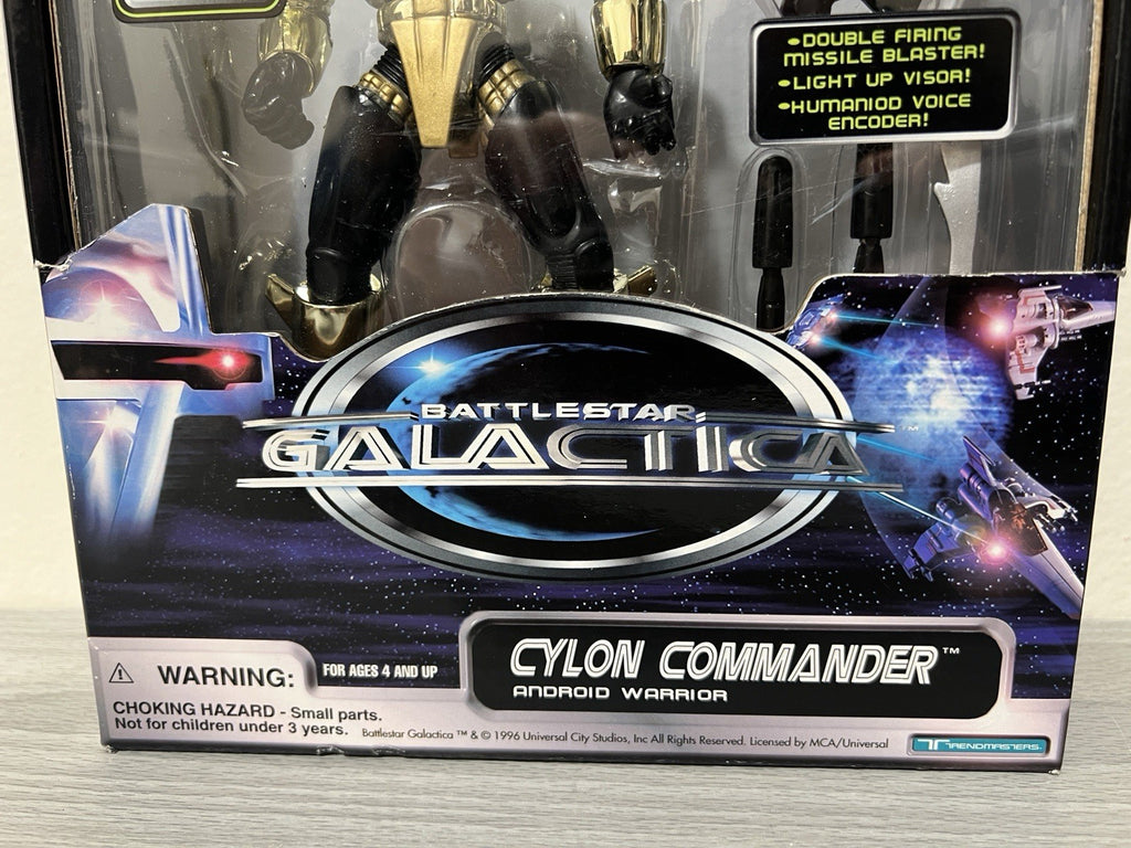 Cylon Commander & Cylon Centurion Battlestar Galactica Figures 1996 (LOT OF 2)