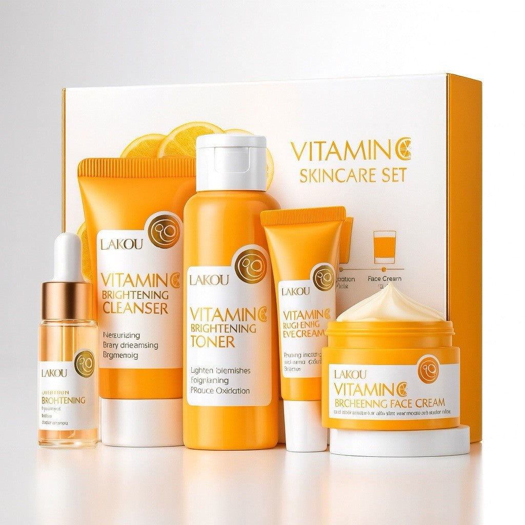 Anti-Aging & Brightening Skin Care - Vitamin C SET 5 in 1 NEW