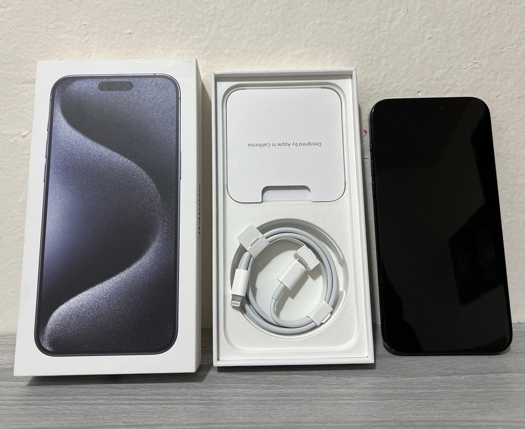 Apple iPhone 15 Pro Max 1TB Blue Titanium 98% Battery Health UNLOCKED