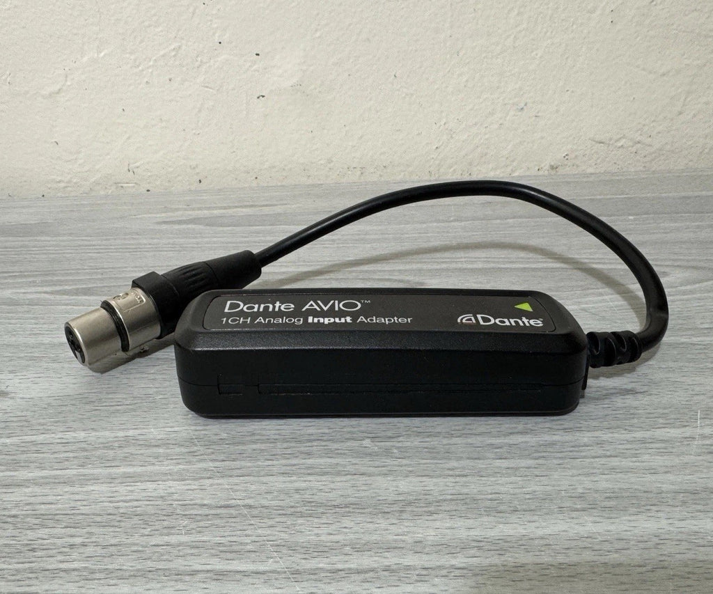 Audinate Dante AVIO 1CH 1-Channel Analog Input Adapter ADP-DAI-AU-1X0