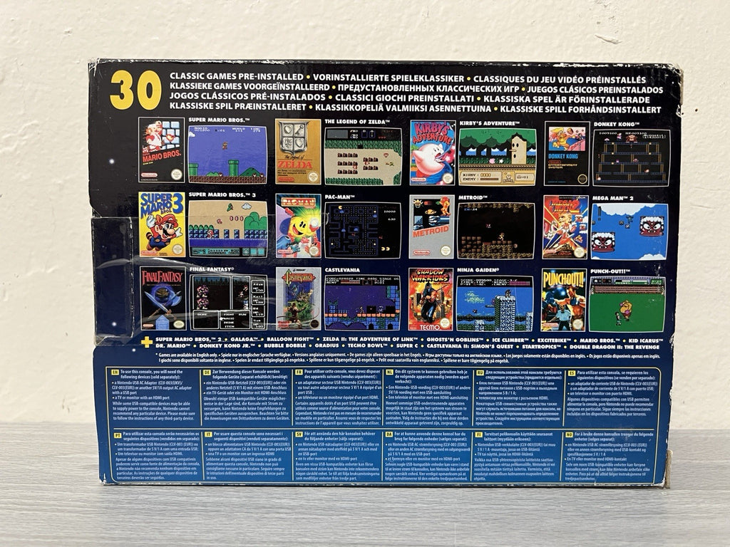Authentic Nintendo Classic Edition NES Mini Game Console EU Edition