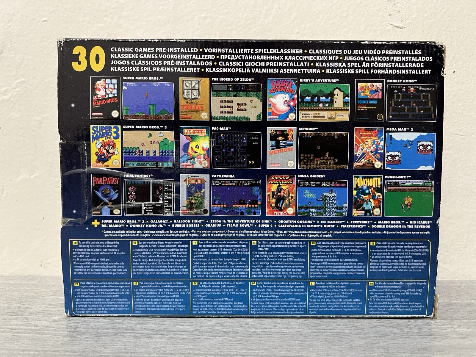 Authentic Nintendo Classic Edition NES Mini Game Console EU Edition