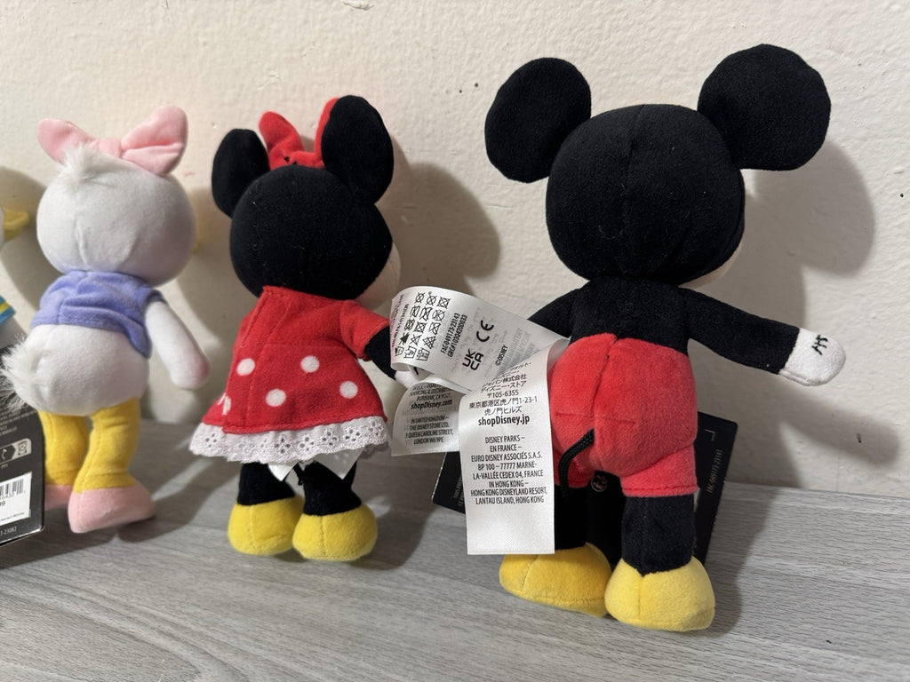 Disney nuiMOs Mickey & Minnie Mouse, Donald & Daisy Poseable Plush