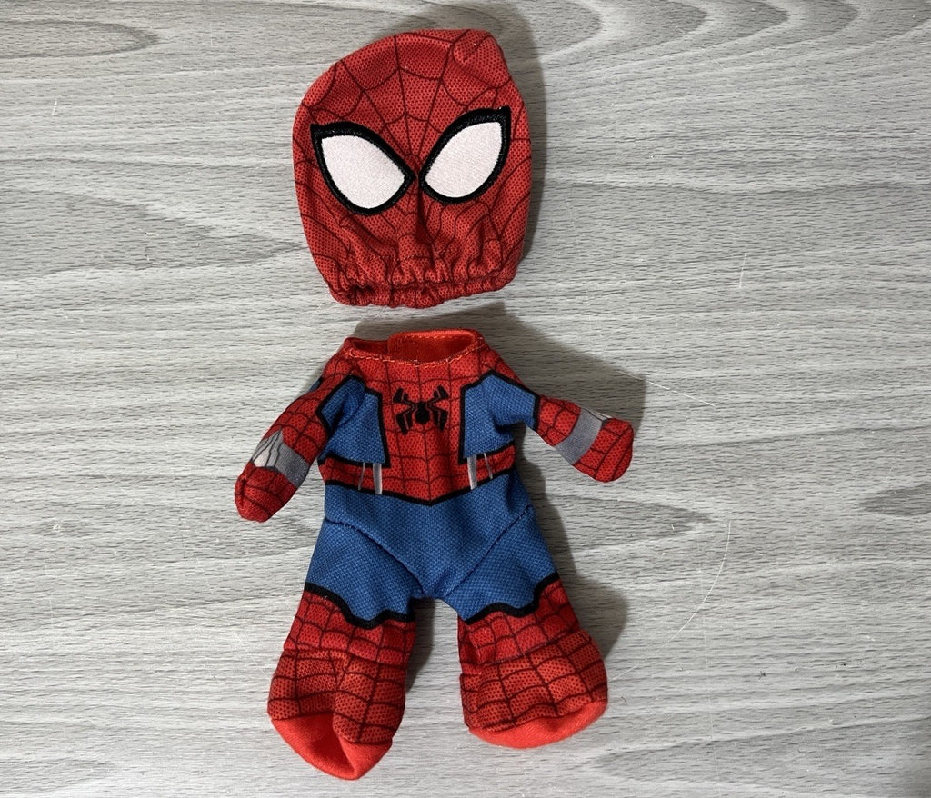 Disney Marvel Nuimos Peter Parker SPIDER-MAN Plush Doll Retired HTF 7” Poseable