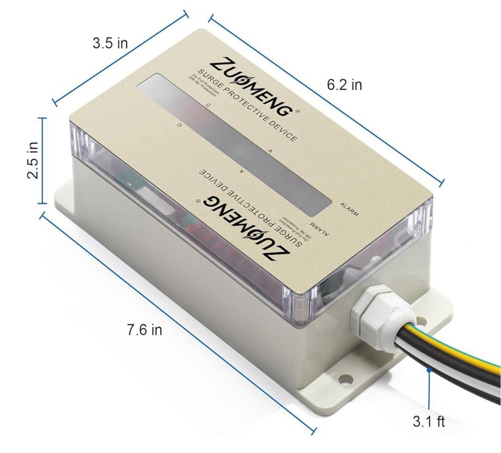 FS140 Whole House Surge Protector, 140,000 Amp Rating, IP66 Waterproof for Indoo