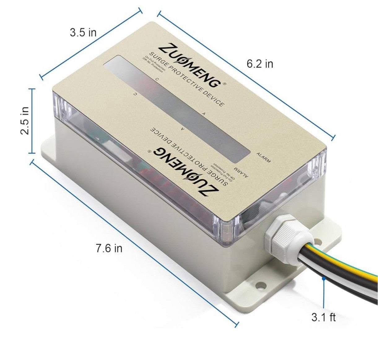 FS140 Whole House Surge Protector, 140,000 Amp Rating, IP66 Waterproof for Indoo