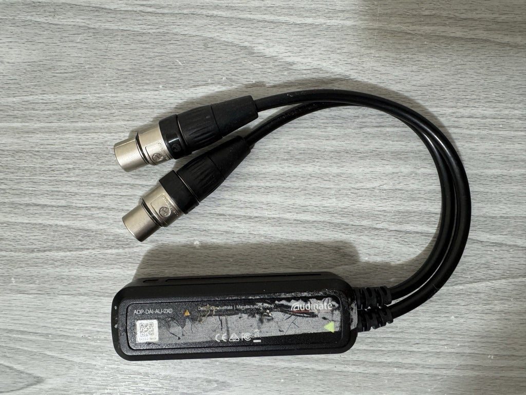 Audinate Dante AVIO 2CH 2-Channel Analog Input Adapter ADP-DAI-AU-2X0