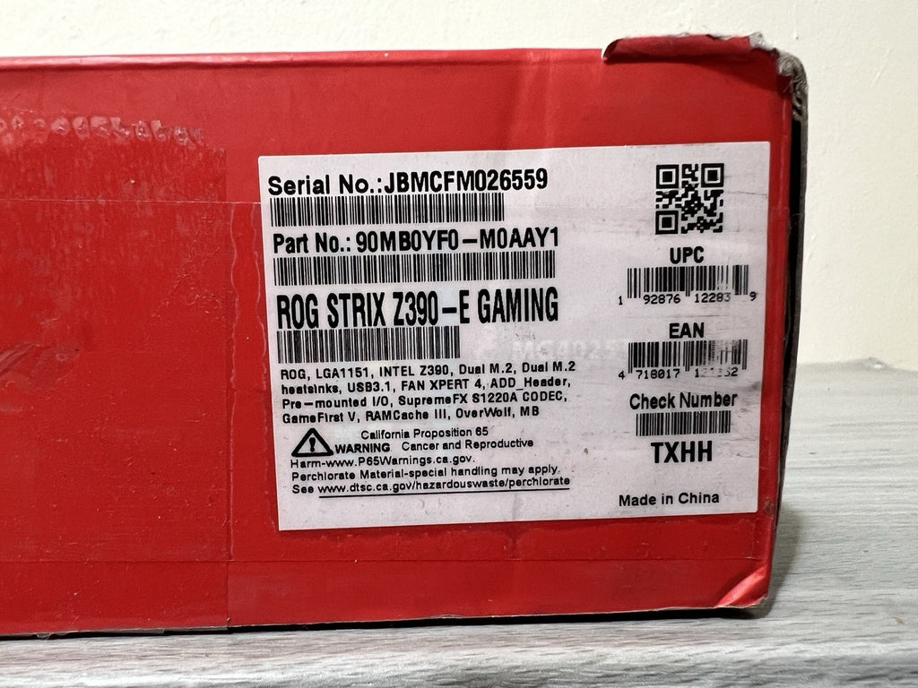 ASUS ROG STRIX Z390-E GAMING LGA 1151 Intel Motherboard