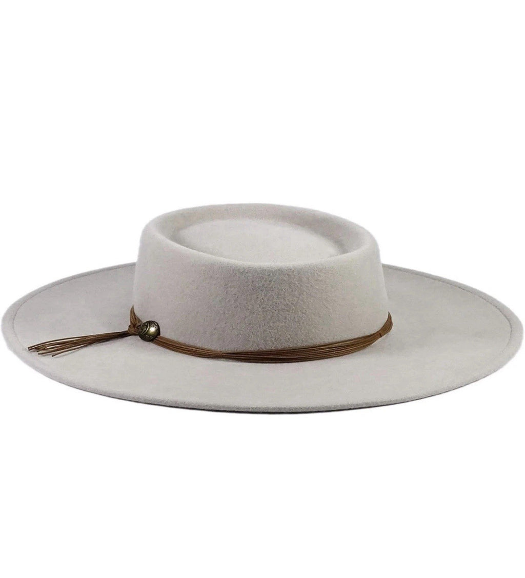 Silver Canyon Women’s Gambler Telescope Wool Felt Wide Brim Western Hat MEDIUM
