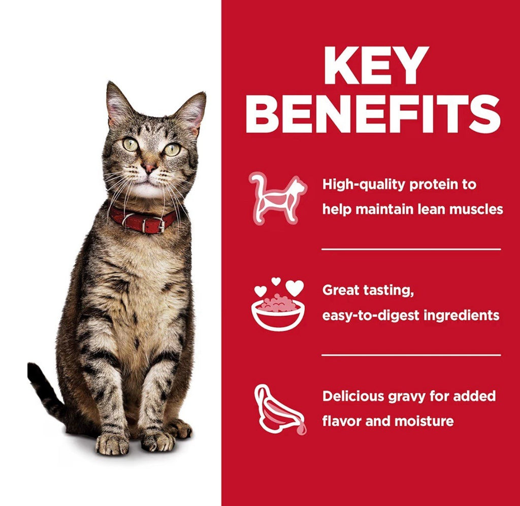 Hill's Science Diet Adult 1-6,  2.8 Ounce (12 Pouches) Cat Variety Pack