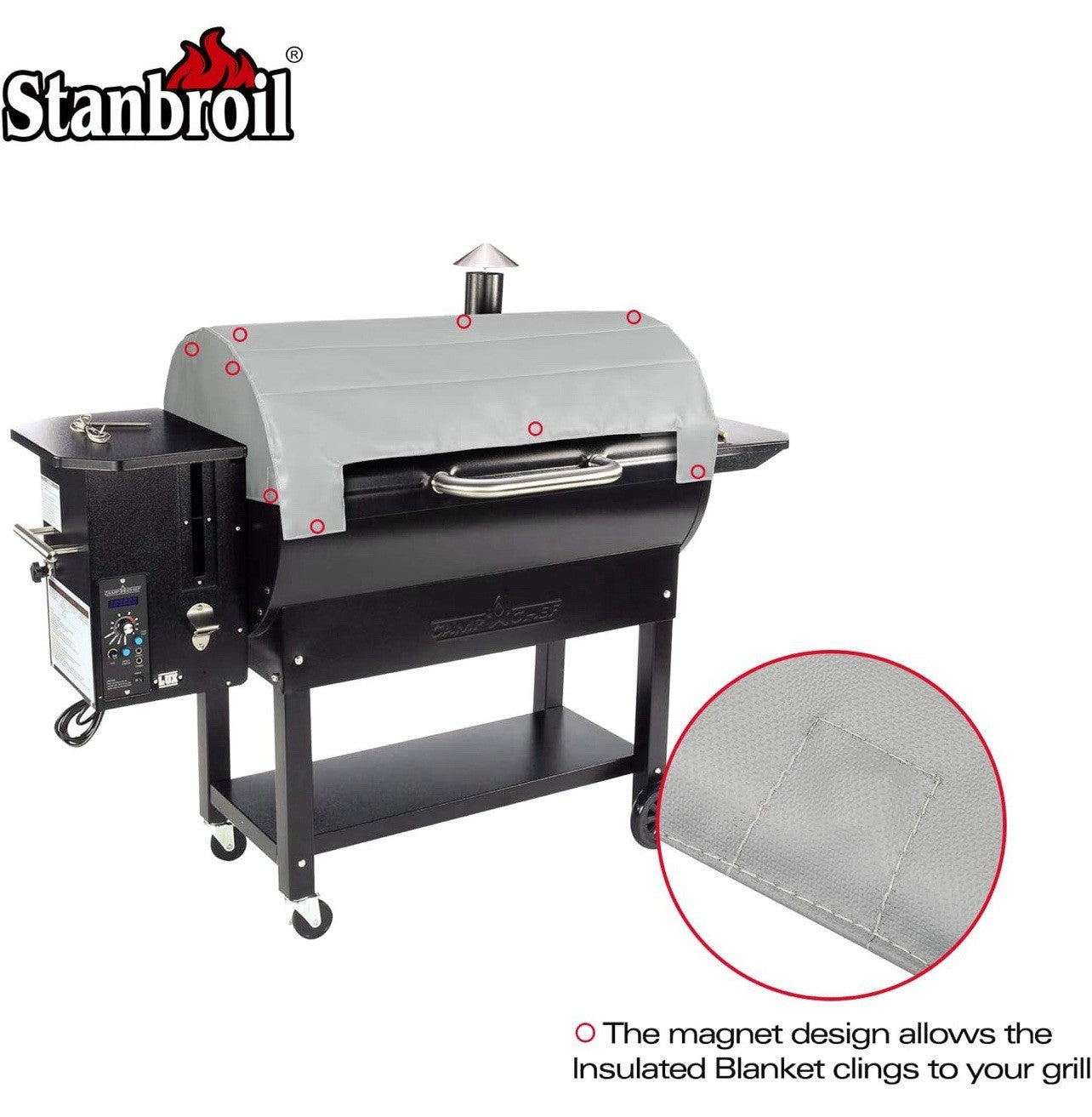 Grill Thermal Insulated Blanket for Camp Chef 36" SmokePro Pellet Grills,PG36SGX