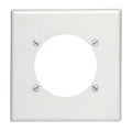 25 PACK - Leviton 2-Gang Flush Mount 2.465-Inch Diameter, Device Wallplate
