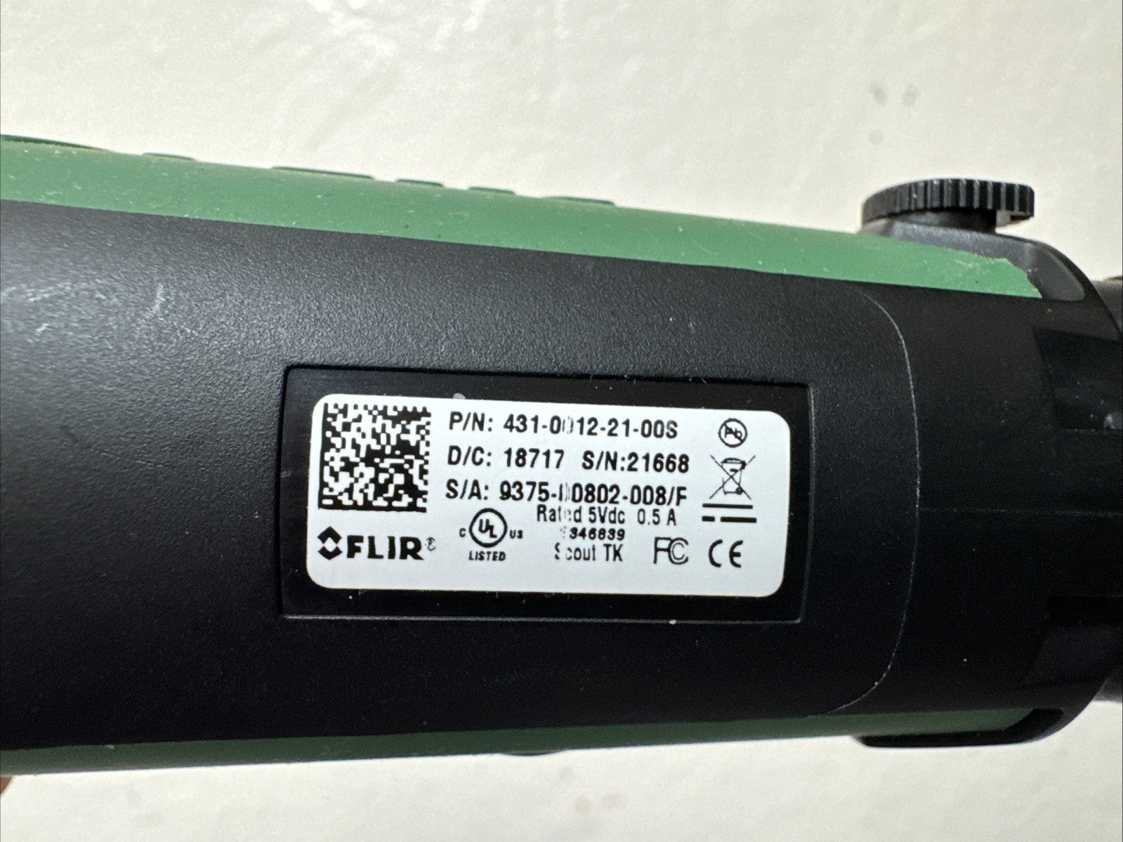 FLIR Scout TK Compact Monocular Thermal Imaging 431-0012-21-00S