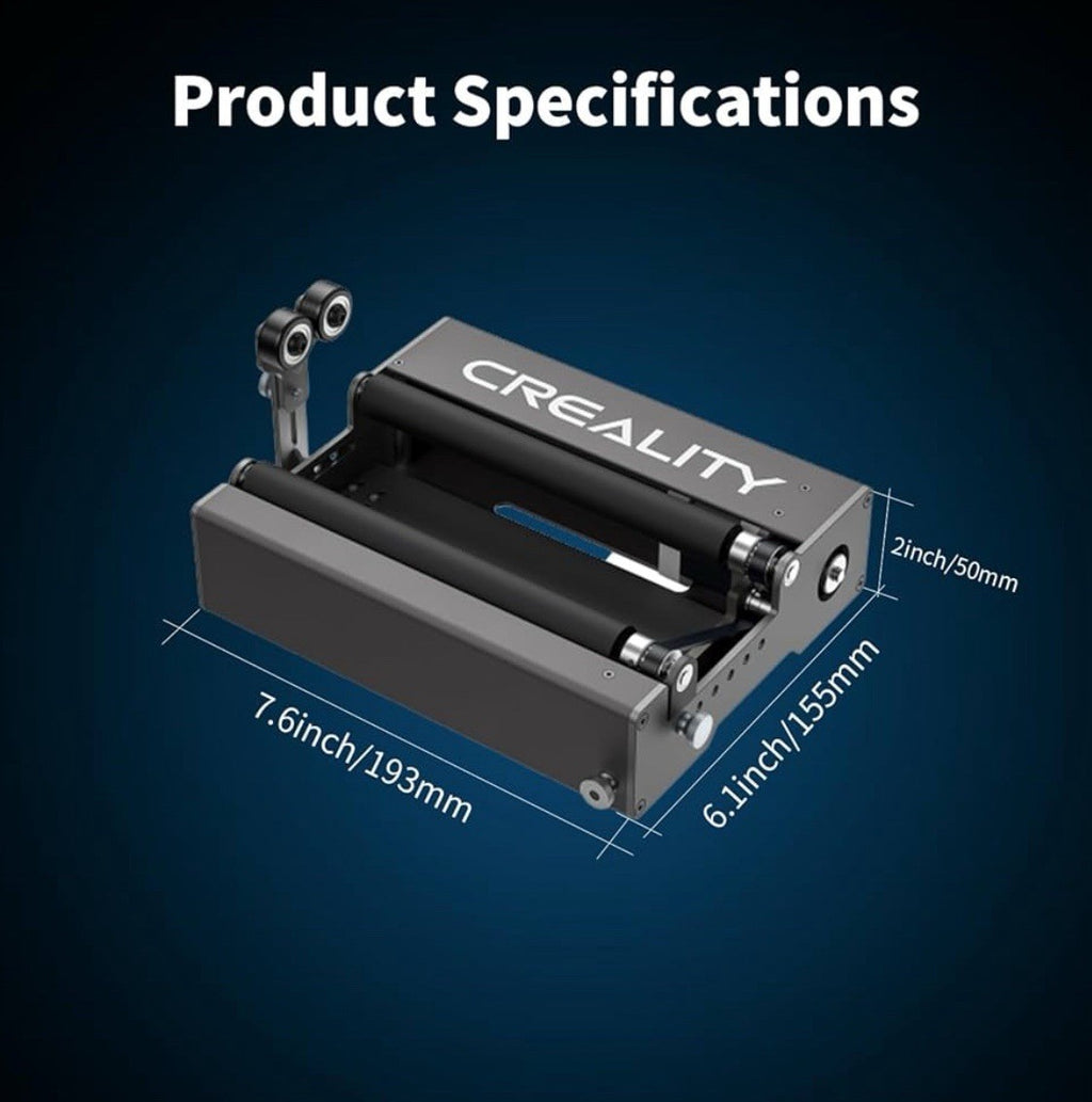 Creality Official Falcon Laser Rotary Roller 360° Laser Engraver