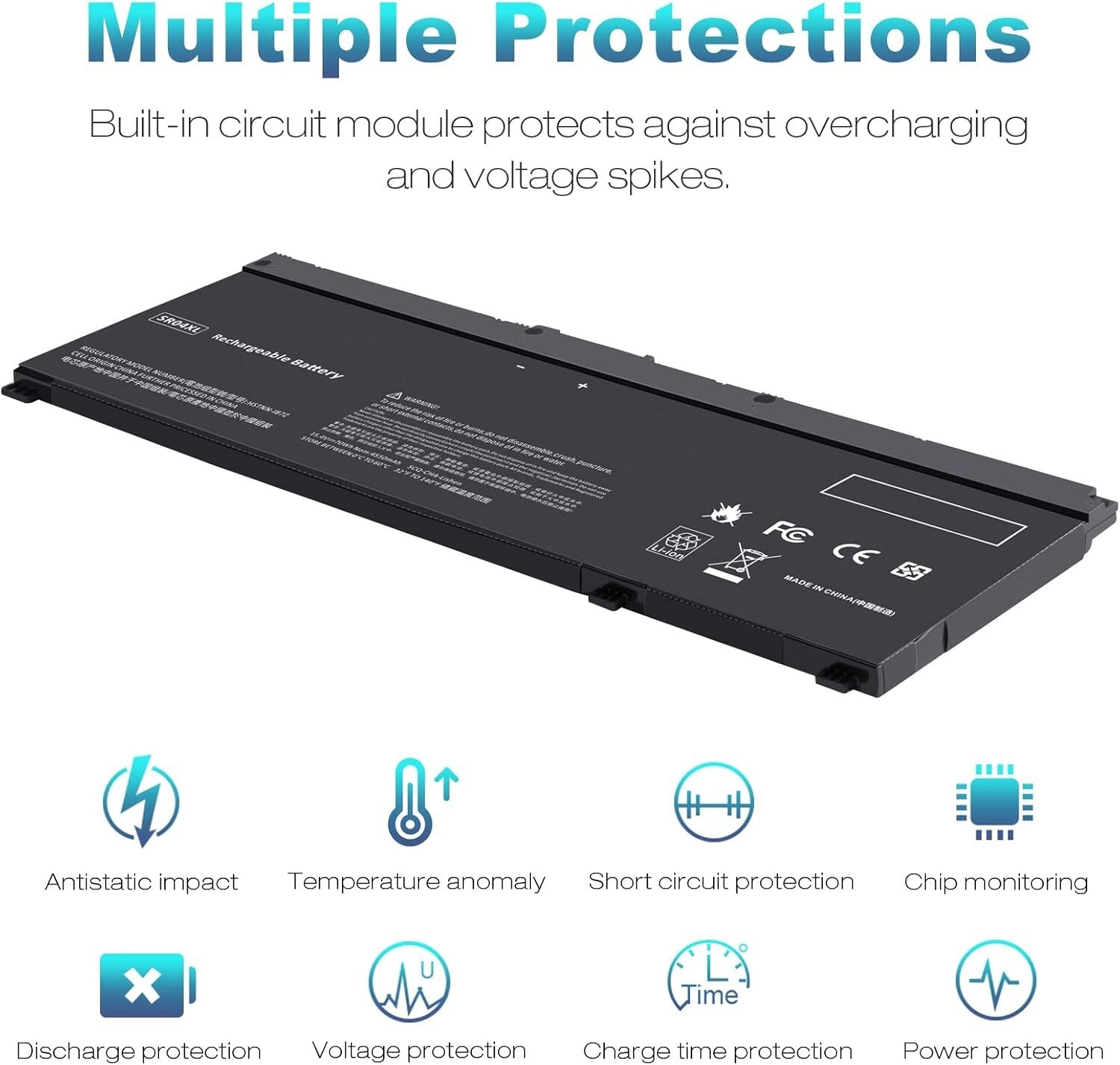 SR04XL Battery For HP Pavilion Laptop 15-CB000 Power 15-CB000 15-CE015DX