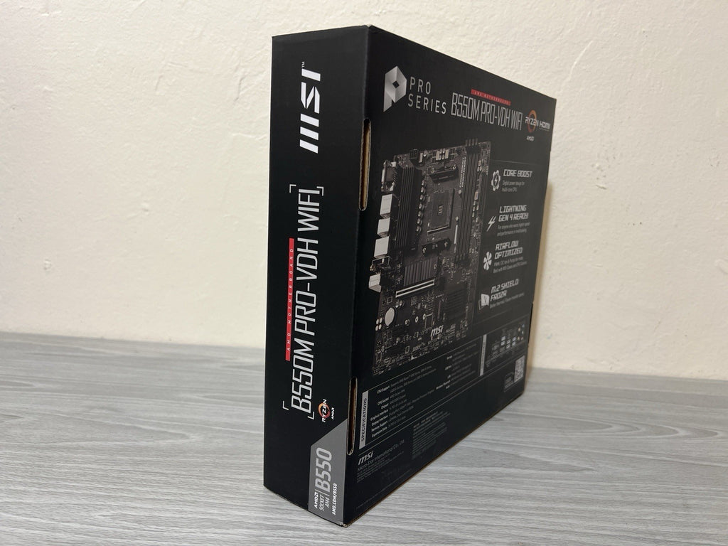 MSI ‎B550M PRO-VDH WIFI Socket AM4 AMD Motherboard New In Box