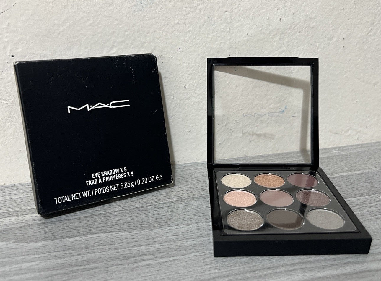 MAC Eye Shadow X 9 Solar Glow Times Nine 0.20oz Brand New in Box-Discontinued