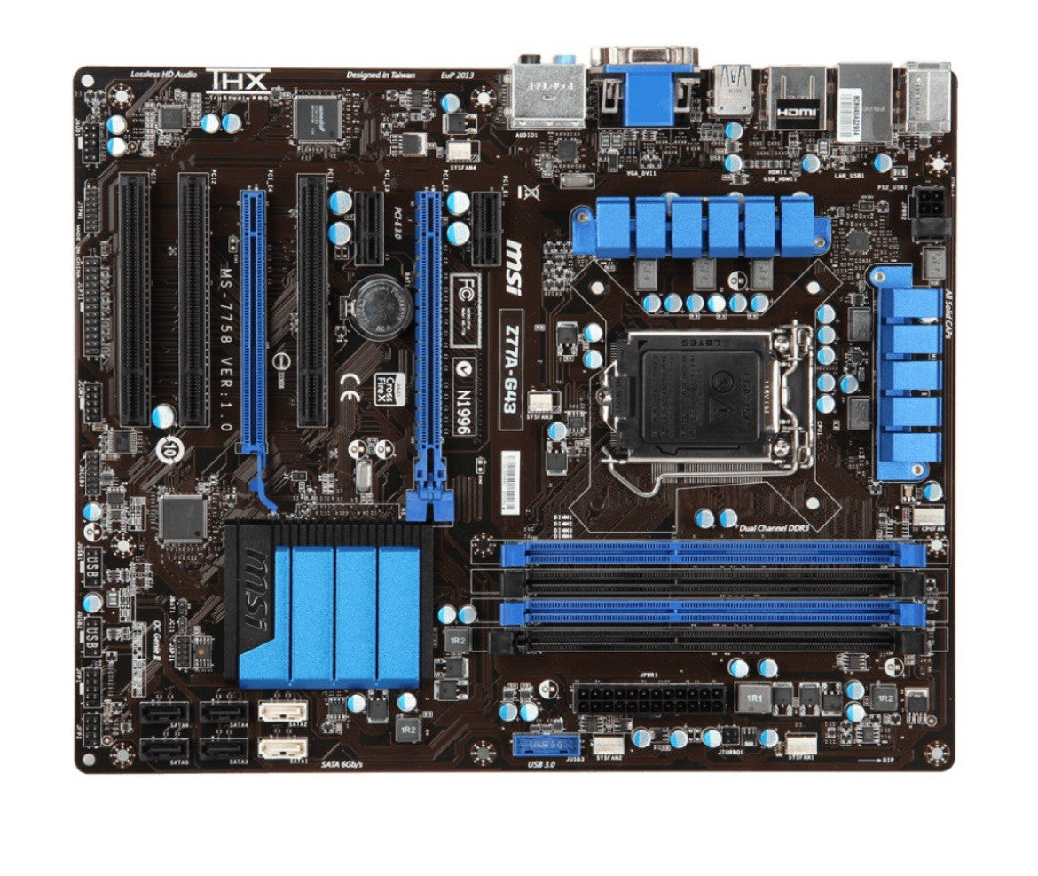 MSI ZH77A-G43 MSI Socket LGA1151 ATX System Board