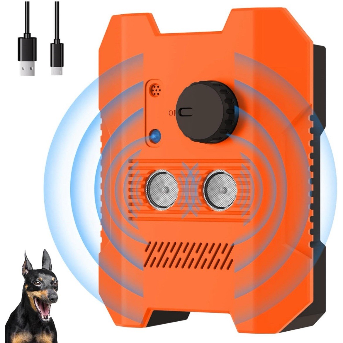 Ultrasonic Bark Control for Dogs, Anti-Barking Dog Barking Stopper with 3 Modes