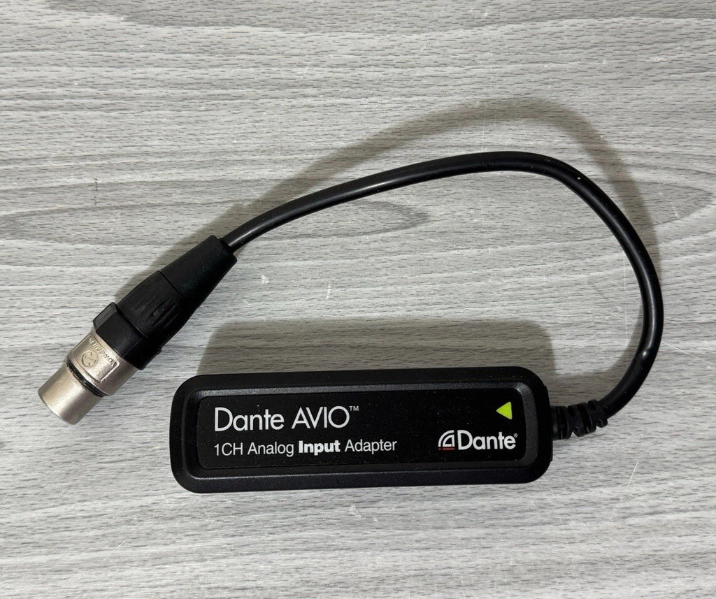 Audinate Dante AVIO 1CH 1-Channel Analog Input Adapter ADP-DAI-AU-1X0