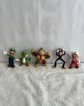 Nintendo Super Mario Bros Figures Lot Of  5 Figures Jakks Pacific, Etc.