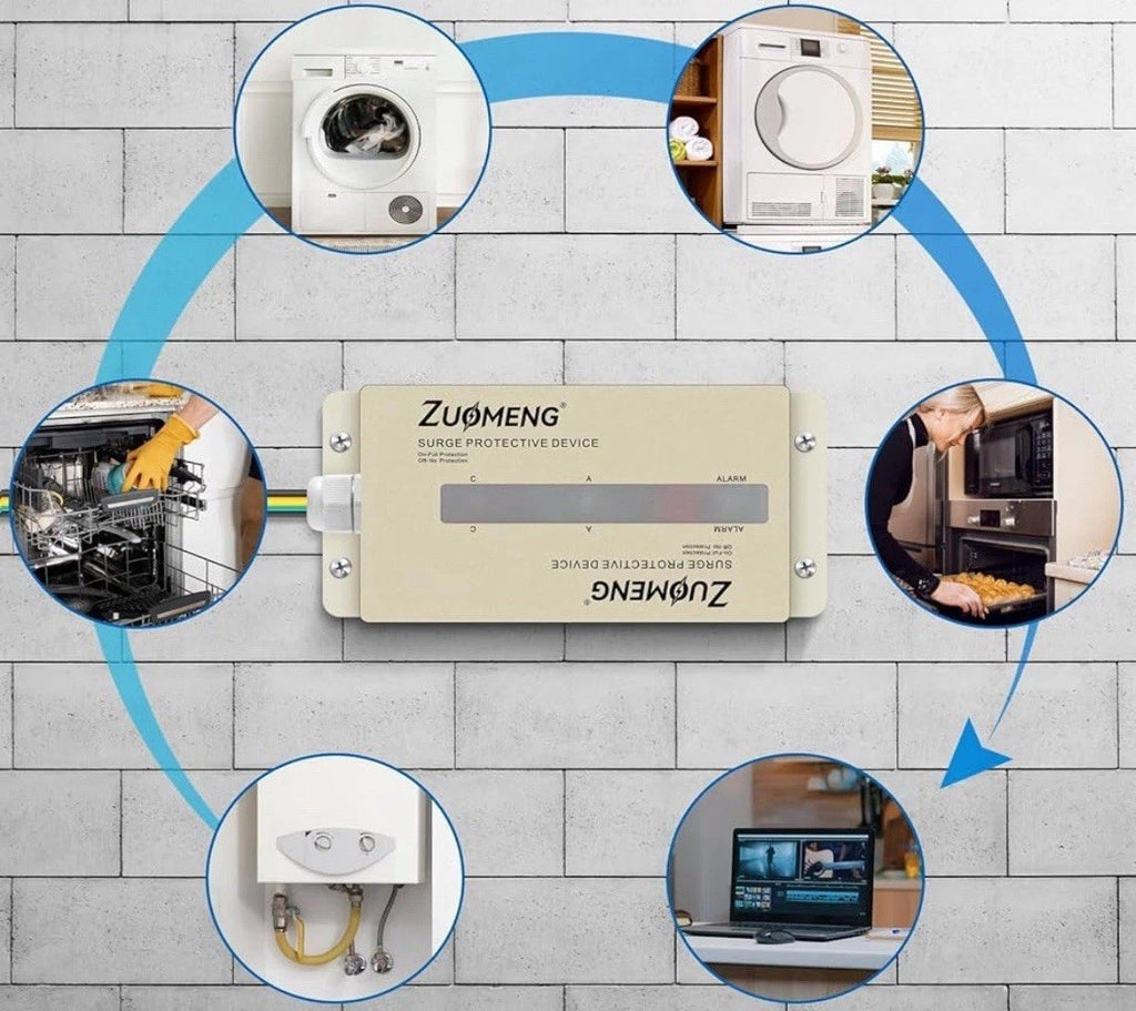 FS140 Whole House Surge Protector, 140,000 Amp Rating, IP66 Waterproof for Indoo