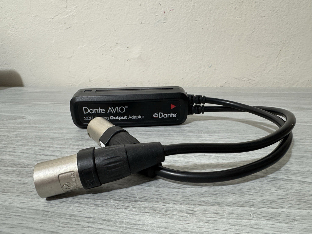Audinate Dante AVIO 2CH 2-Channel XLR Analog Output Adapter ADP-DAI-AU-0X2