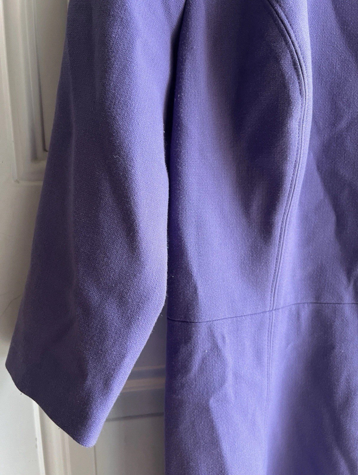 WHBM Purple Keyhole-Neckline Fit & Flare Dress - Size 6