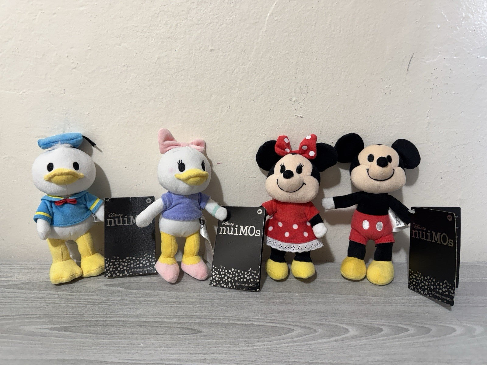 Disney nuiMOs Mickey & Minnie Mouse, Donald & Daisy Poseable Plush