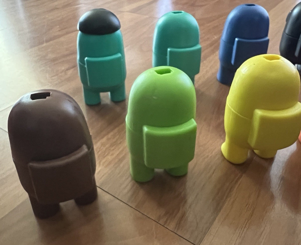 Among Us Buildable Action Figures Lot Of 18 Interchangeable