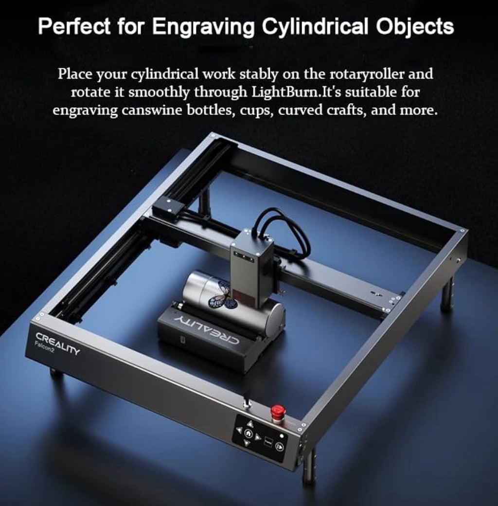 Creality Official Falcon Laser Rotary Roller 360° Laser Engraver