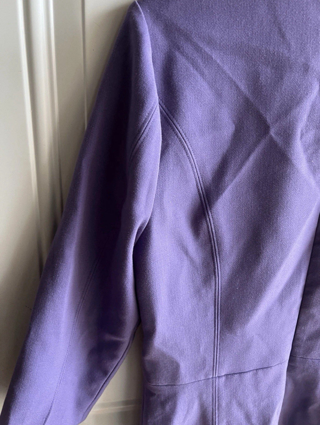 WHBM Purple Keyhole-Neckline Fit & Flare Dress - Size 6