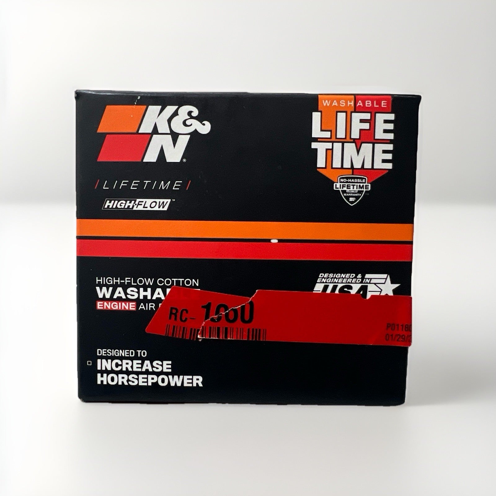 K&N RC-1060 Universal Clamp-On Air Filter