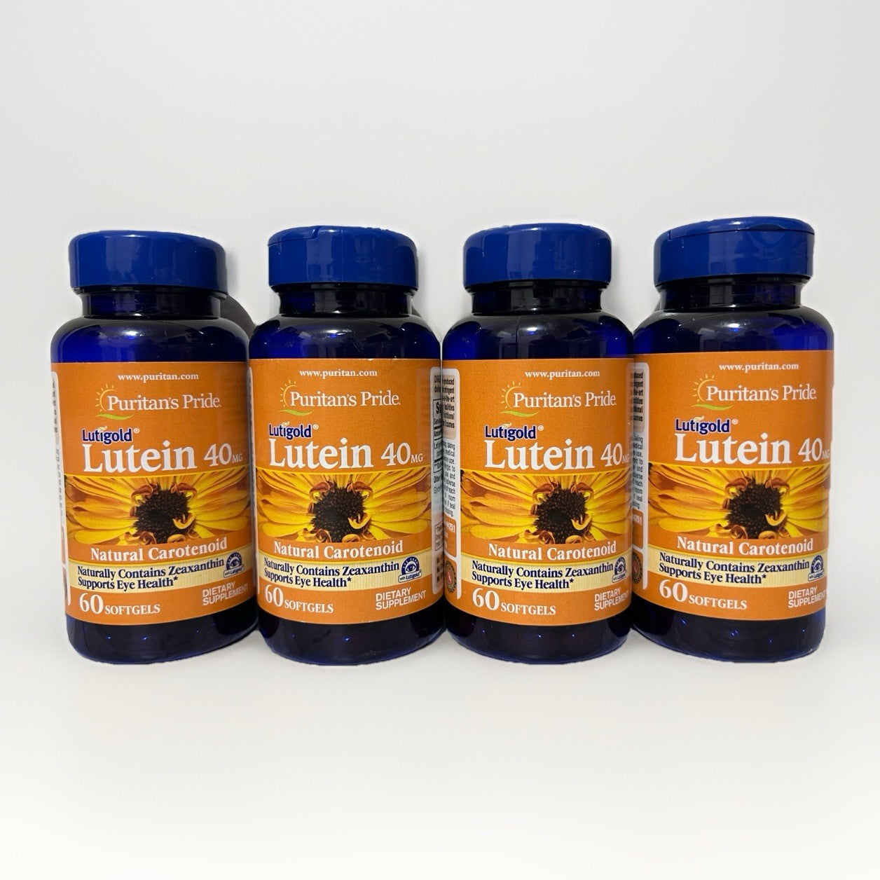 Lutein 40 mg with Zeaxanthin  60 Softgels  (LOT OF 4) Supports Eye Health
