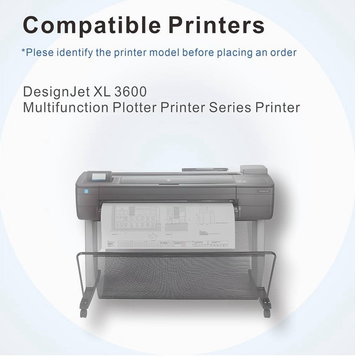 Compatible 766 Photo Black Ink Cartridge, 300ml,P2V94A 3ED55A Replacement