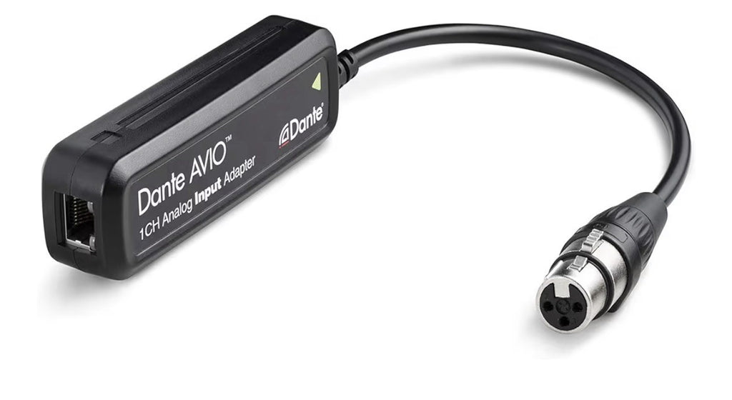 Audinate Dante AVIO 1CH 1-Channel Analog Input Adapter ADP-DAI-AU-1X0