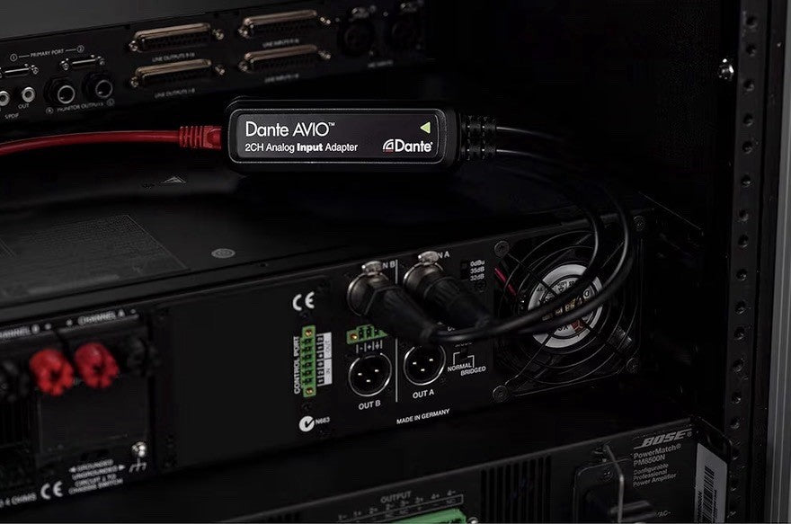 Audinate Dante AVIO 2CH 2-Channel XLR Analog Output Adapter ADP-DAI-AU-0X2
